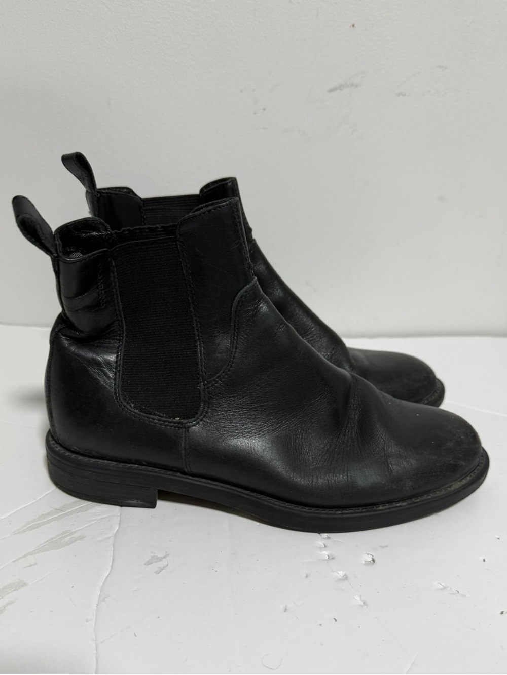 Vagabond Shoemakers Black Leather Chelsea Ankle Boots EU 37 Minimalist - Picture 2 of 8